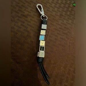 Calvin Klein Black and Blue Keychain